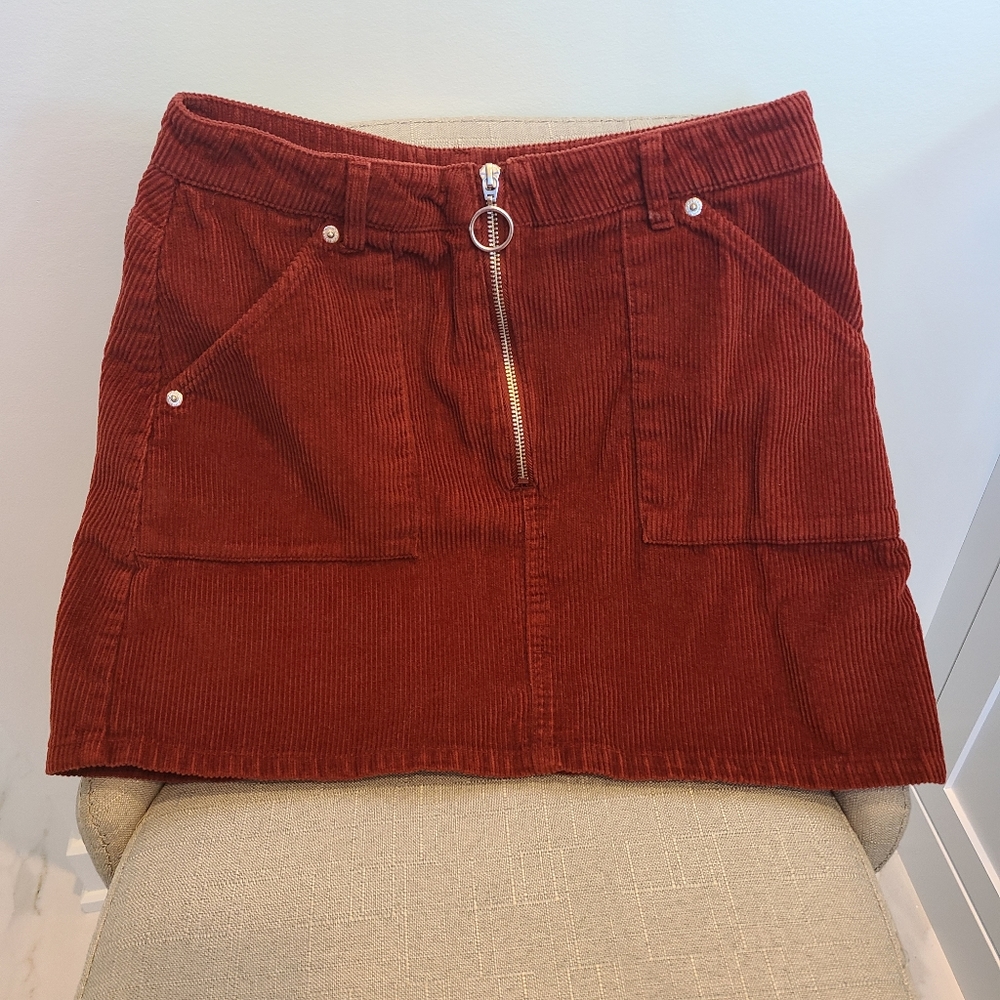 Topshop Mini skirt cordoroy